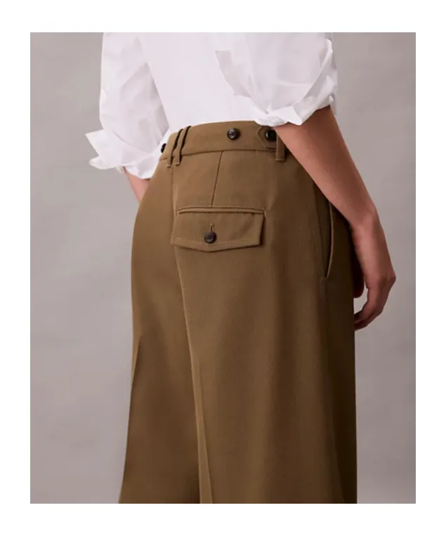 Wide-Leg High-Waist Pants
