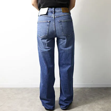 Waistband Denim Trousers