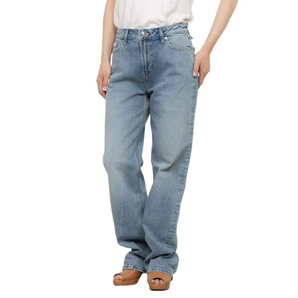 Waistband Denim Trousers