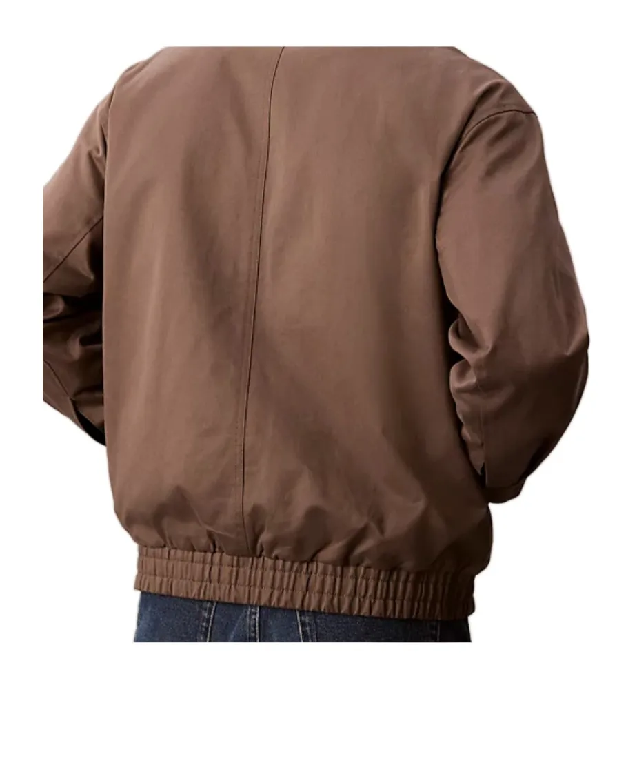 Relaxed Cotton Twill Blouson Jacket
