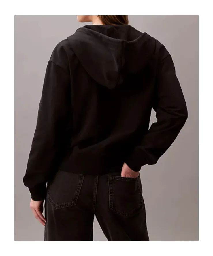 Monogram Zip Up Hoodie