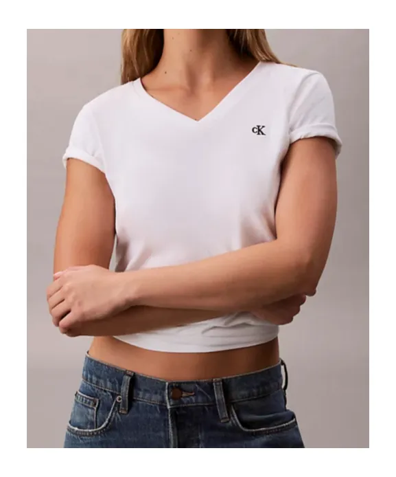 Relaxed Monogram V-Neck T-Shirt