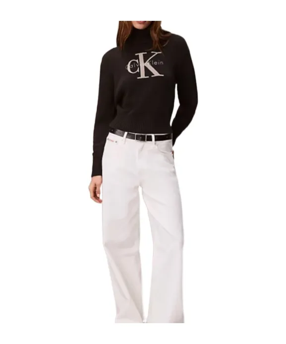 Soft Chenille Roll Neck Jumper