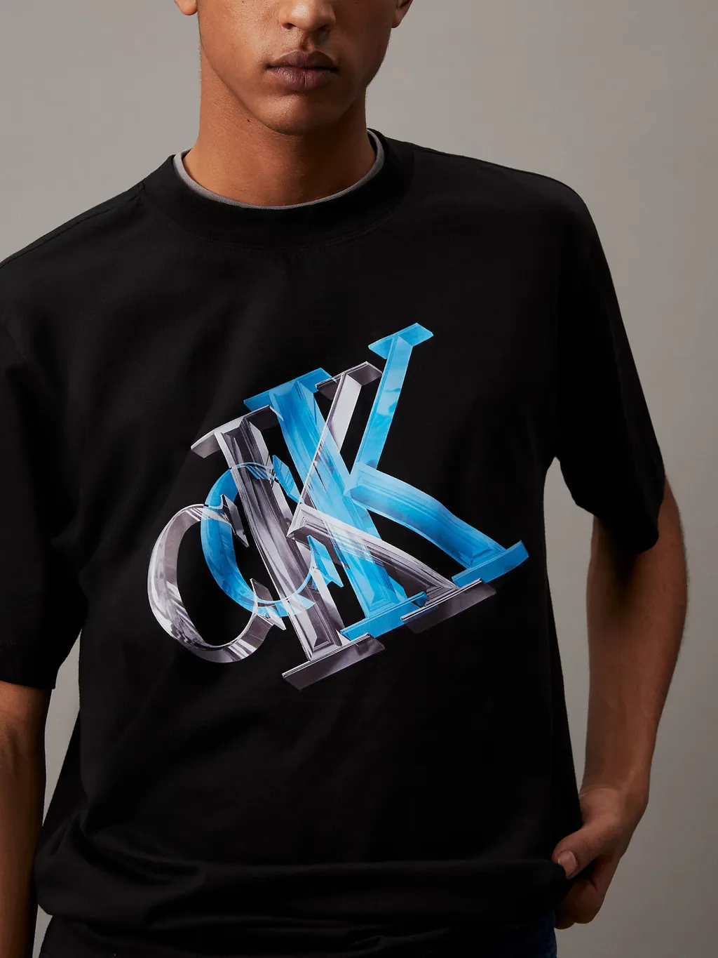 Open-Necked T-Shirt