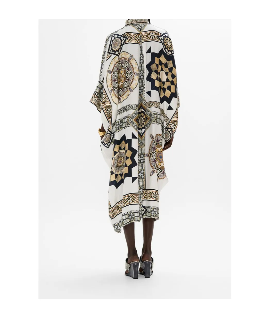 Bat-Sleeve Robe