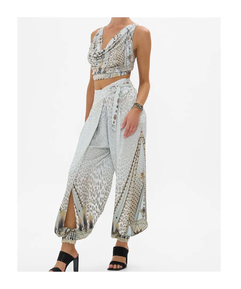 Foot-Tied Casual Pants