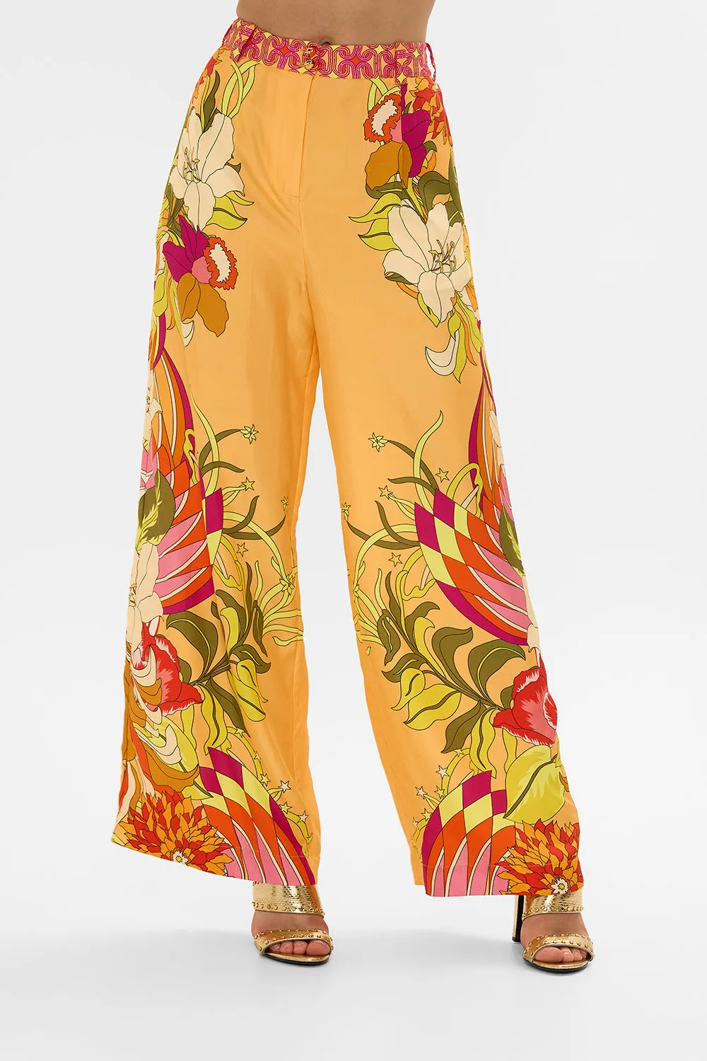 Pattern Casual Pants