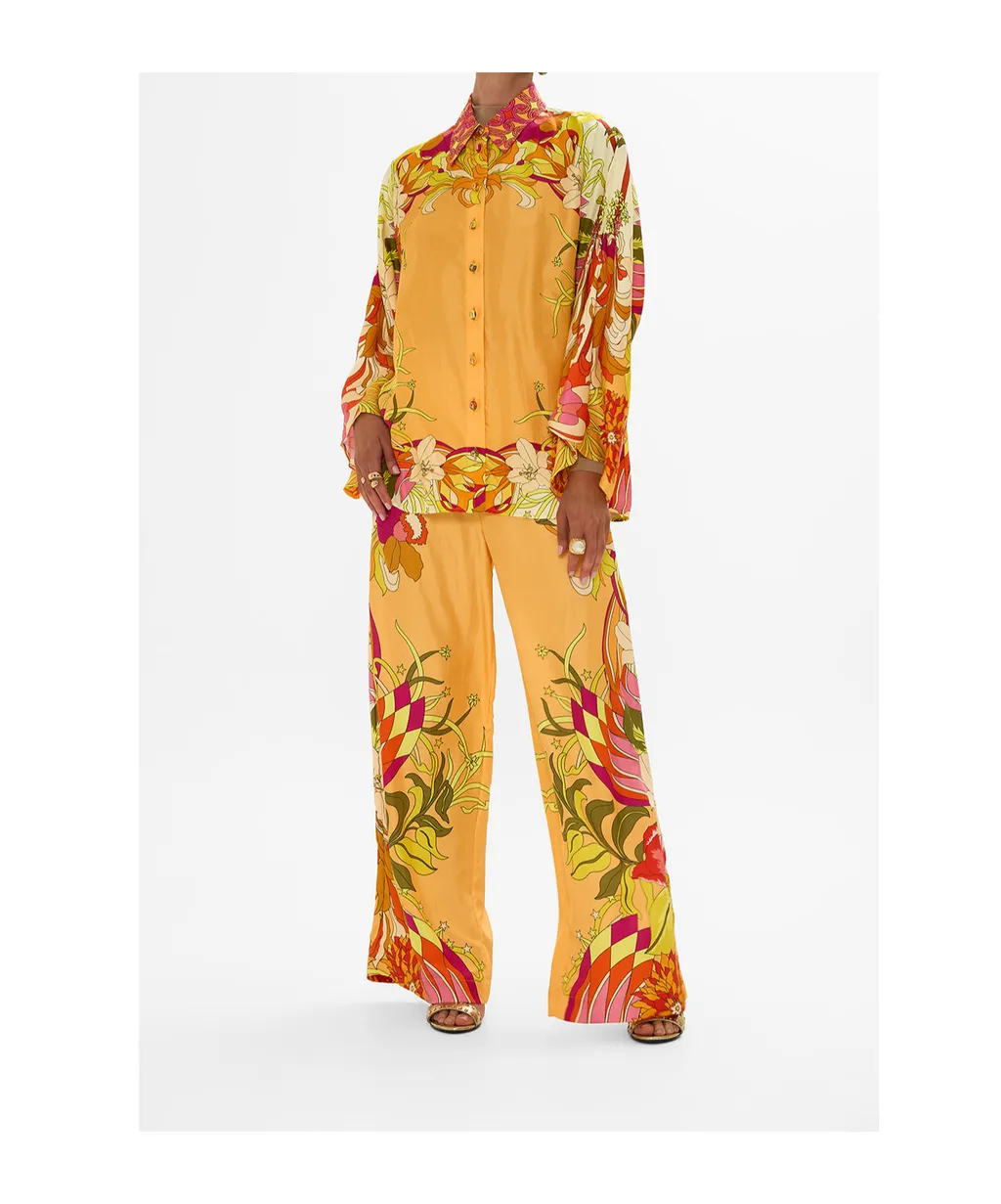 Pattern Casual Pants