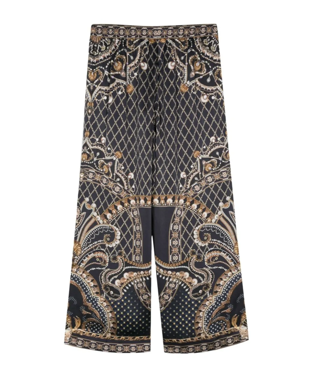 Elastic Waist Casual Pants