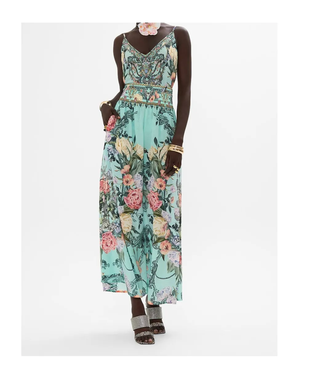 Pleated Wide-Leg Pants