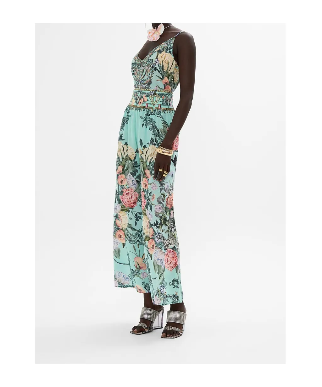Pleated Wide-Leg Pants