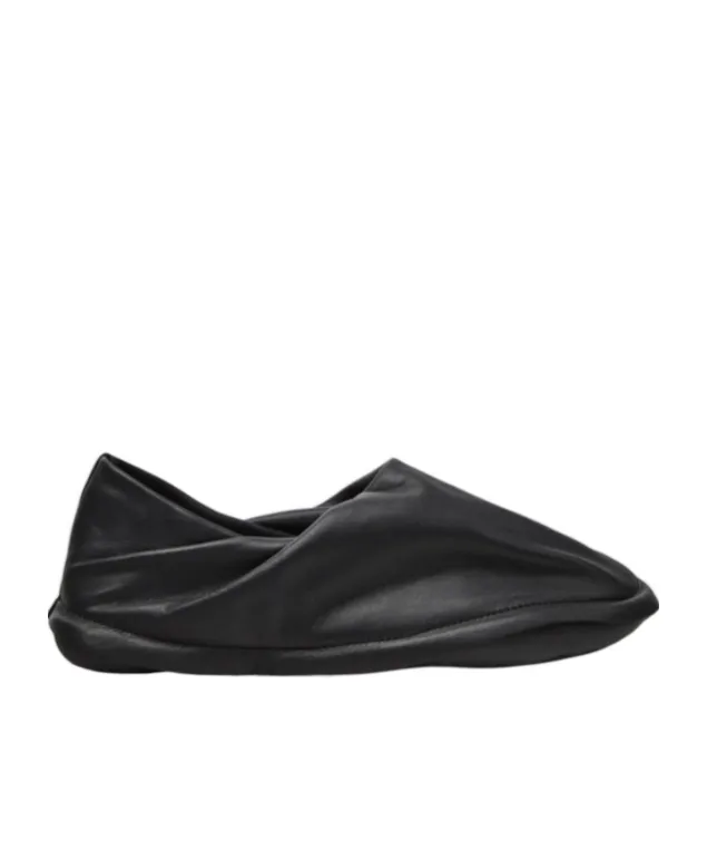X Issey Miyake Peu Form Leather Slippers