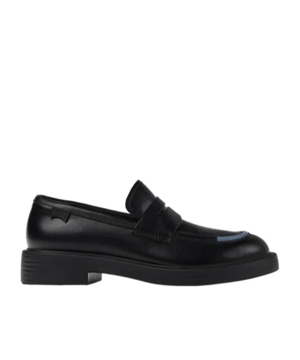 Dean Mismatched Leather Loafers