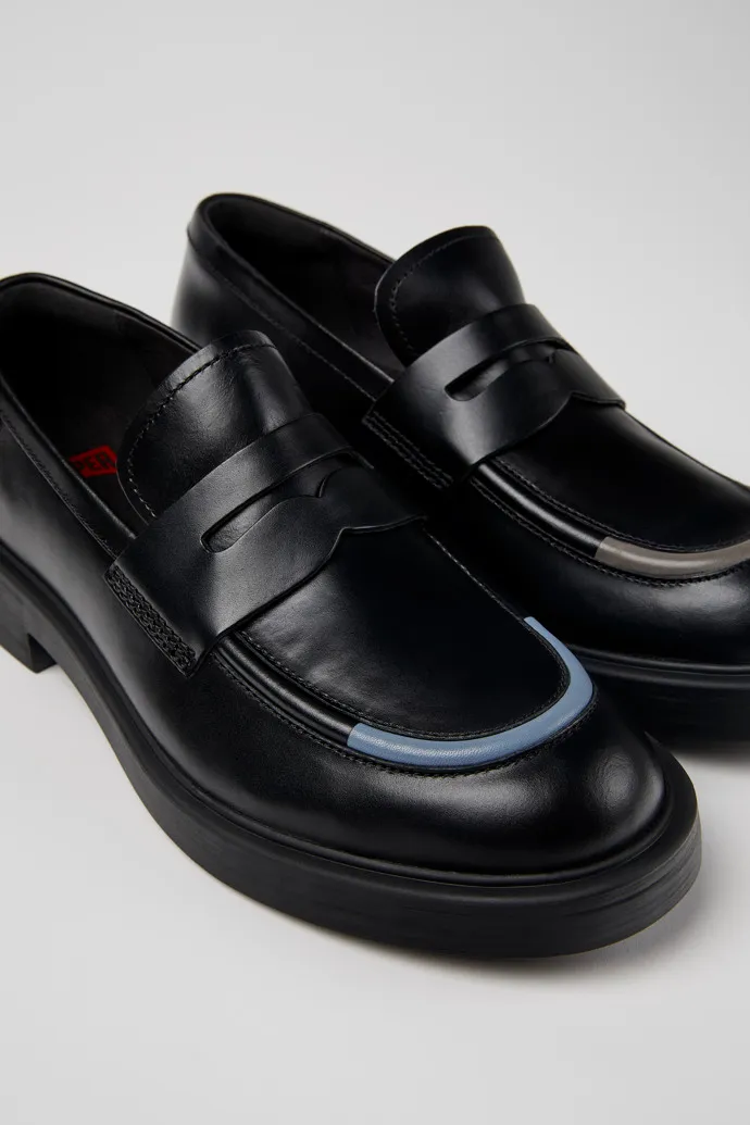 Dean Mismatched Leather Loafers