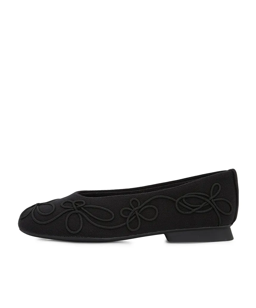 Casi Myra Embroidered Ballerina Shoes
