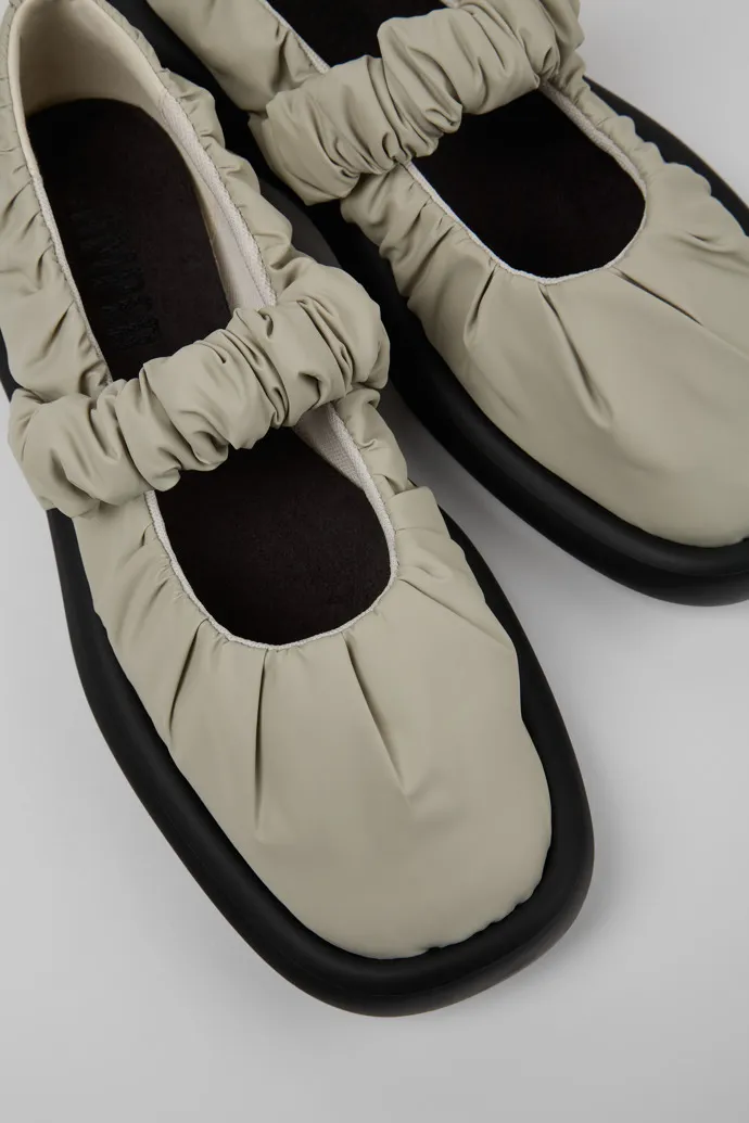 Onda Ruched Ballerina Shoes