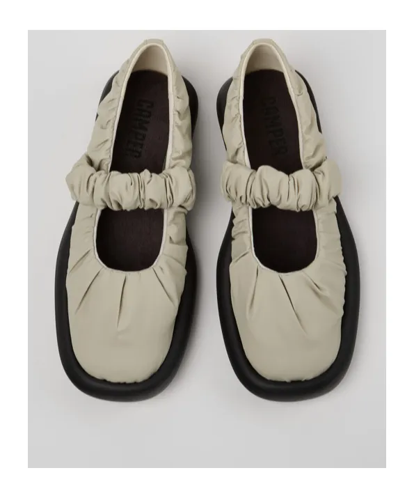 Onda Ruched Ballerina Shoes