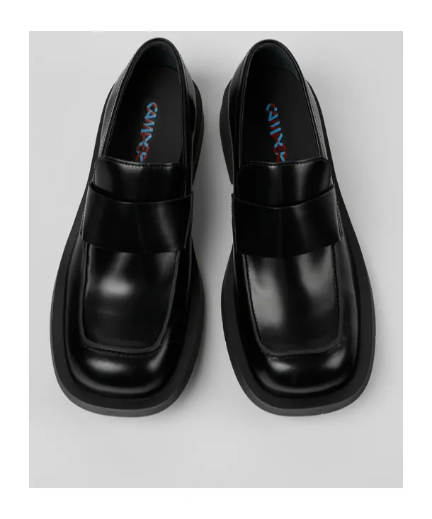 Square Head Loafer Shoes