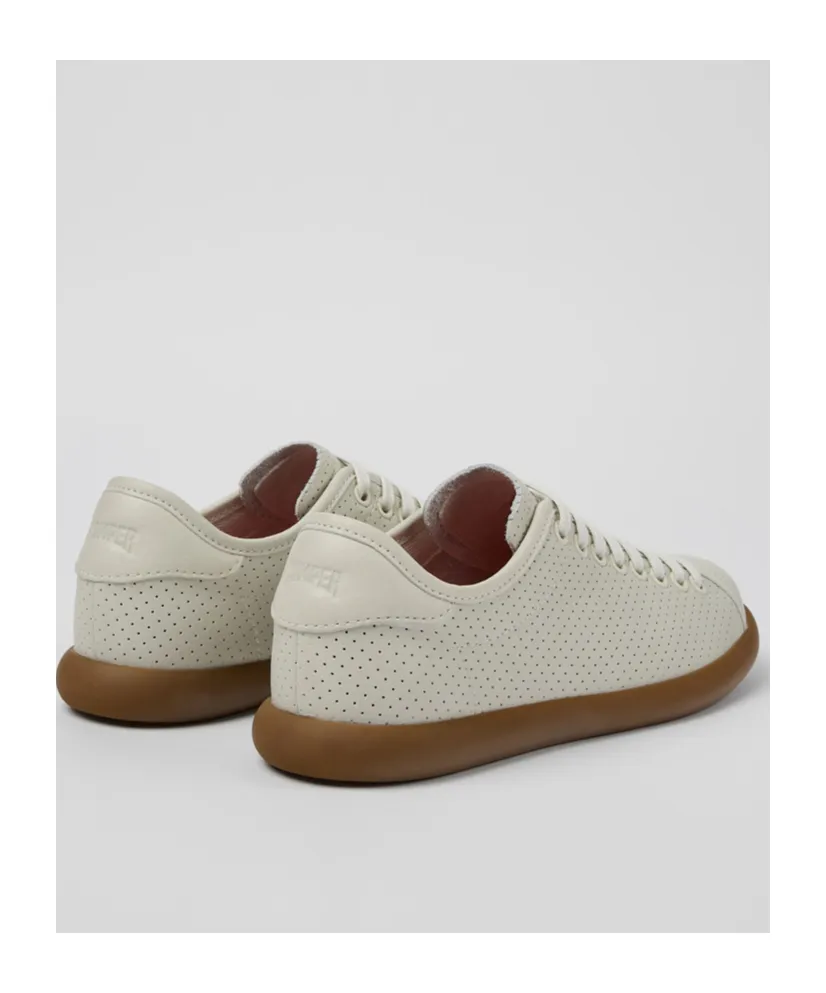 Perforated Lace-Up Sneakers