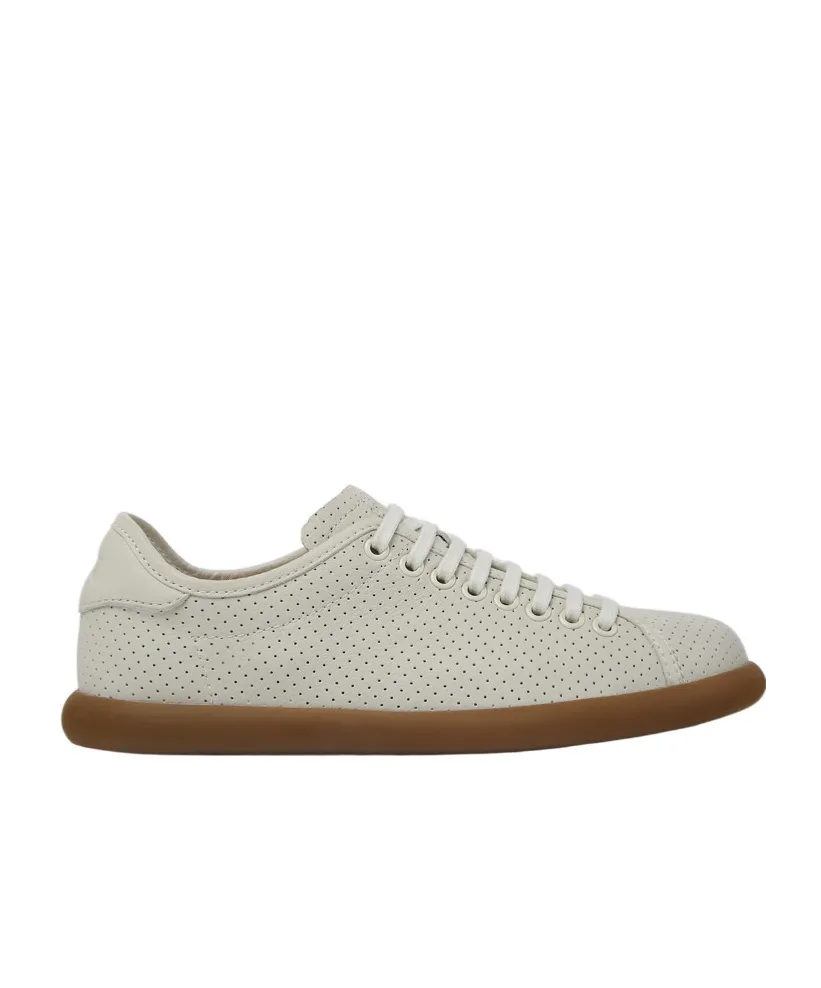 Perforated Lace-Up Sneakers