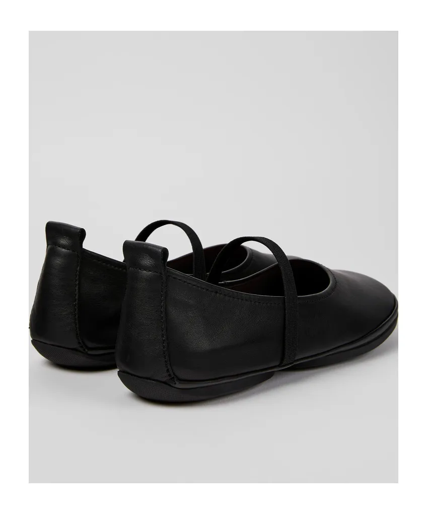Right Nina Leather Ballerina Shoes