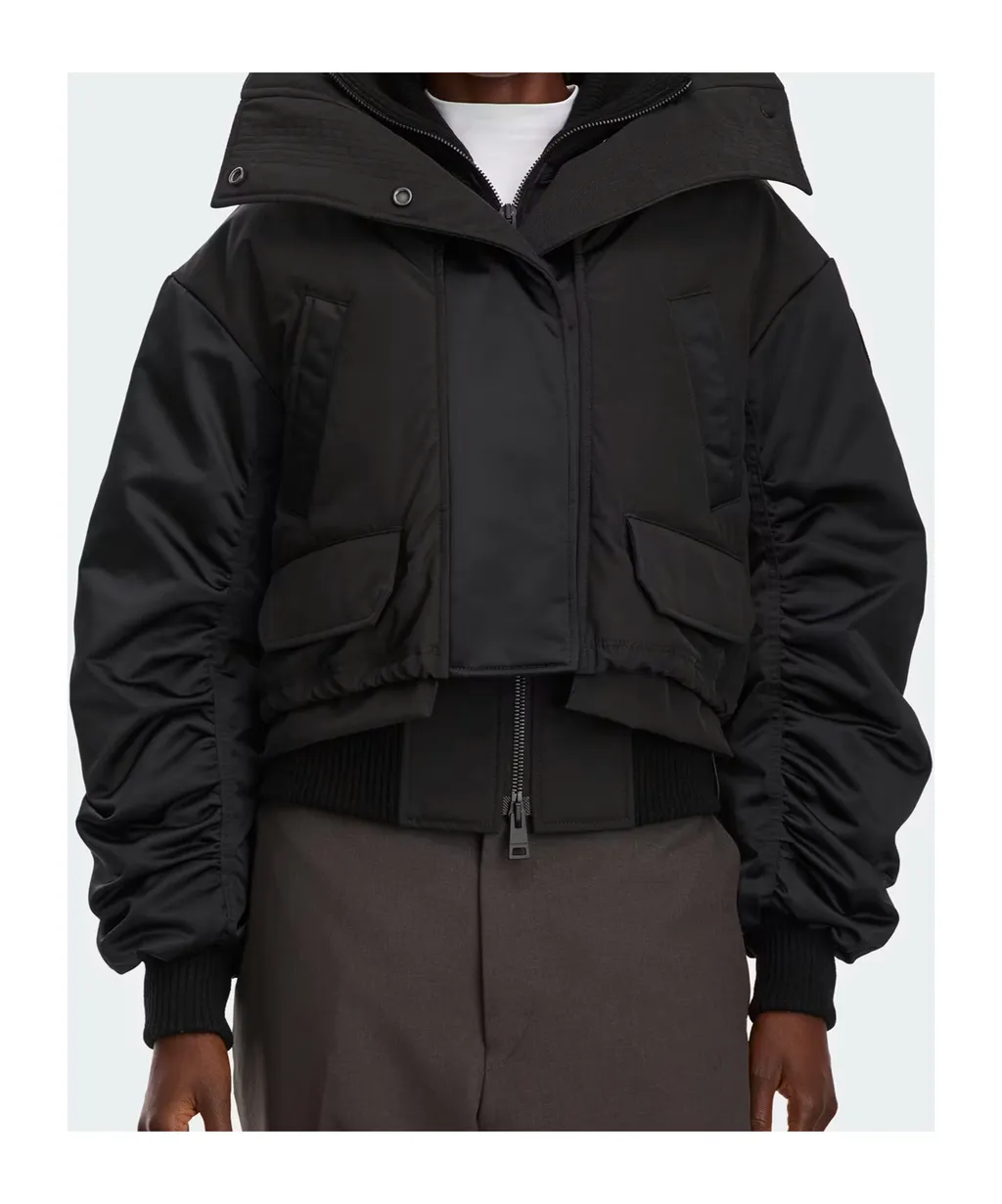 Cropped Hooded Jacket