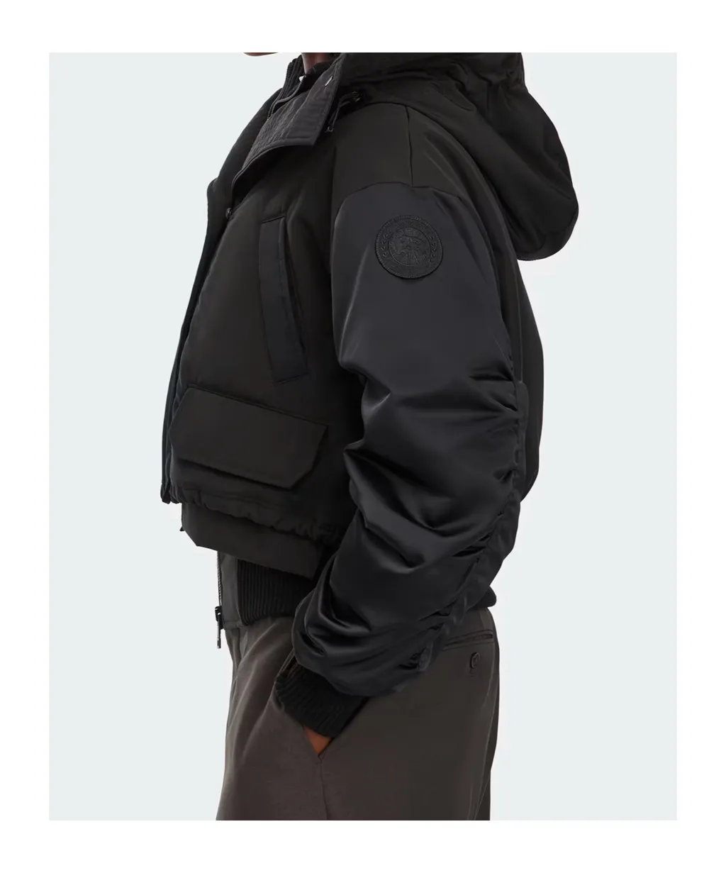 Cropped Hooded Jacket