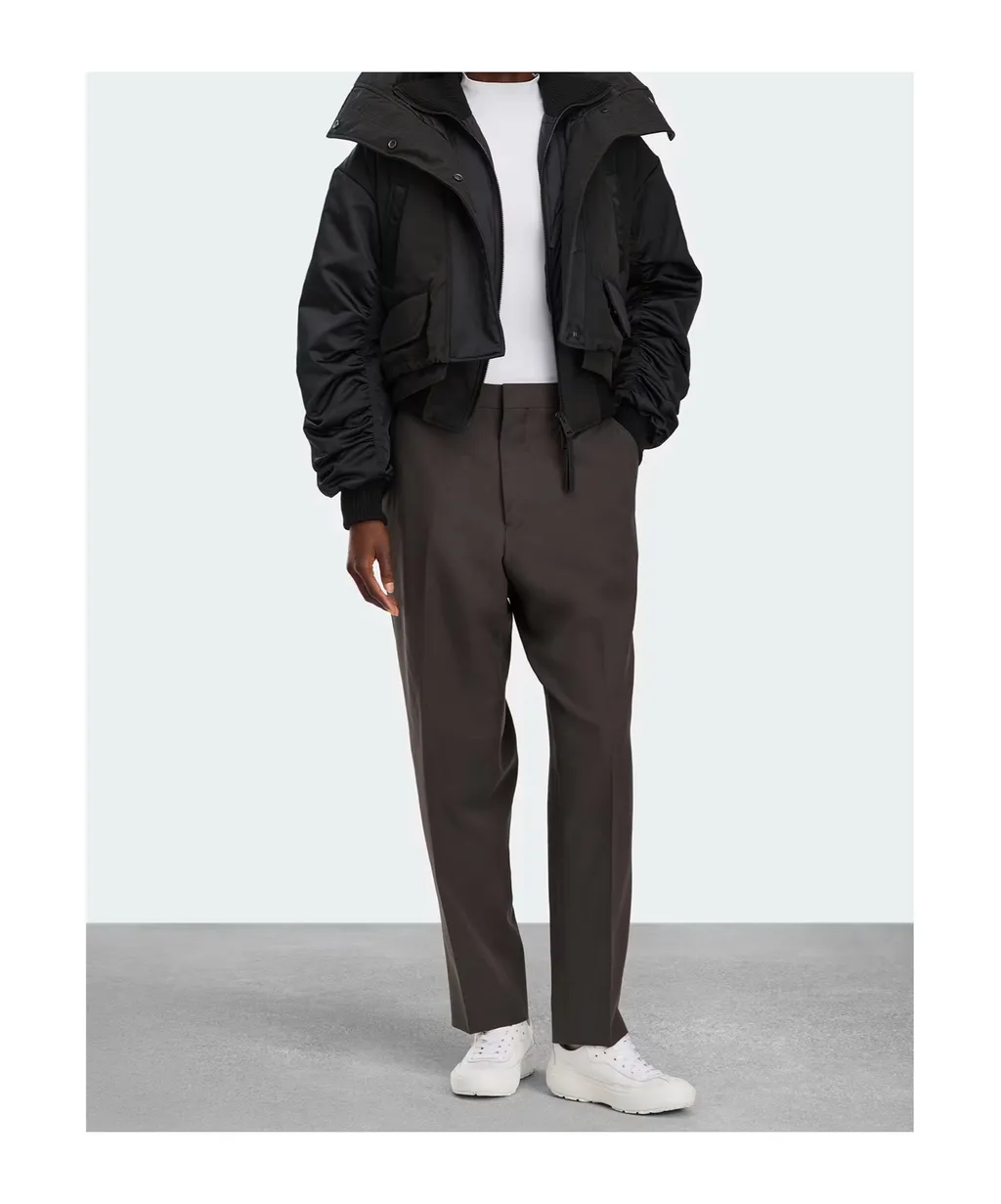 Cropped Hooded Jacket