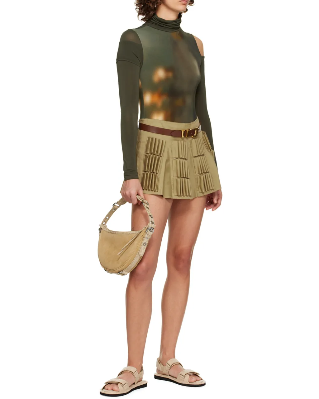 Moon Shaped Shoulder Bag