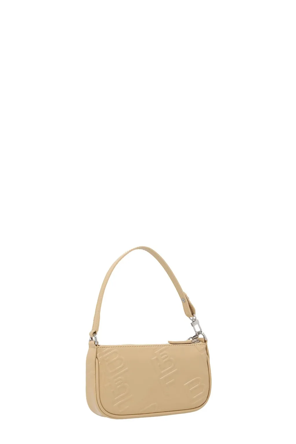 Mini Rachel Logo Embossed Shoulder Bag