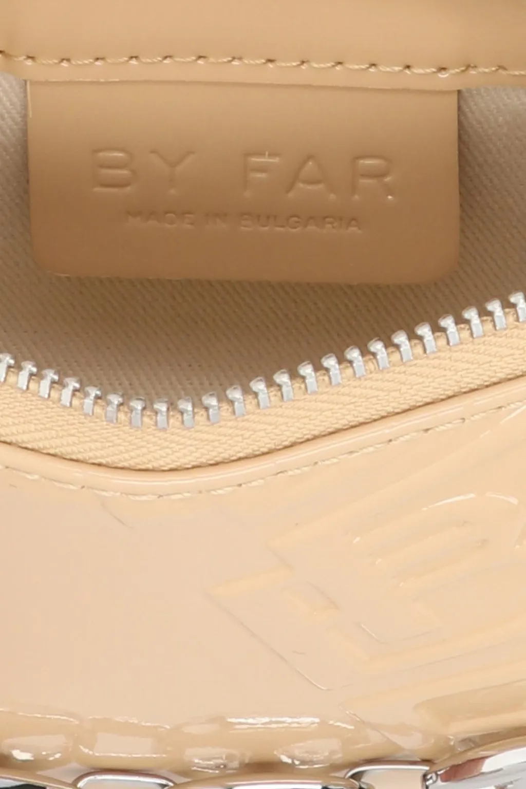 Mini Rachel Logo Embossed Shoulder Bag