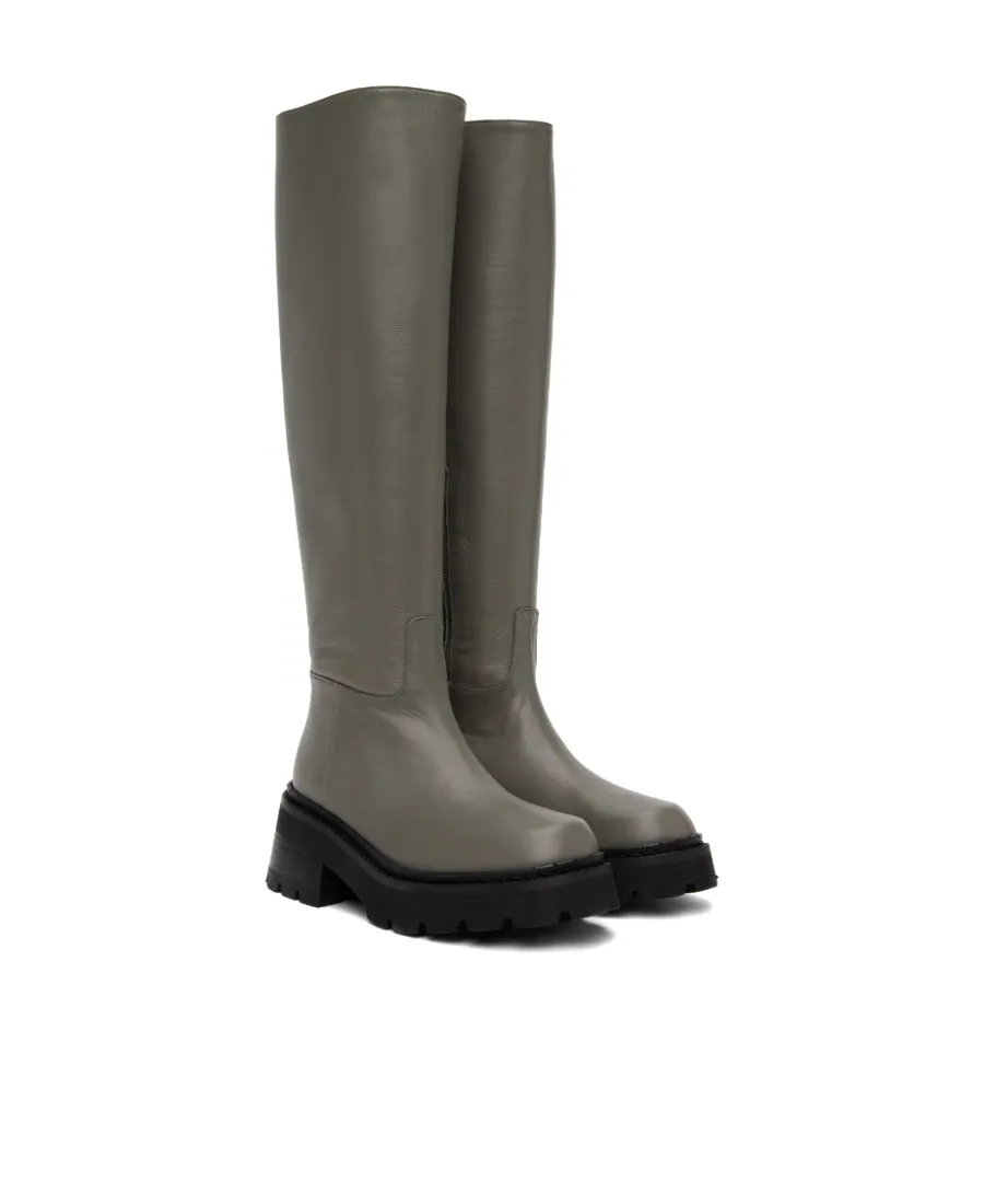 Thick-Heeled Boots