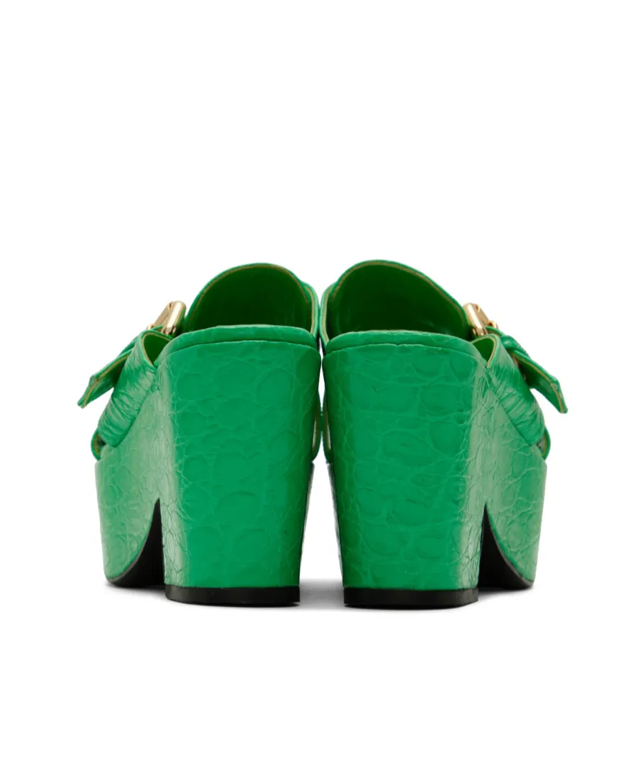 Textured Embossed High-Heeled Sandals