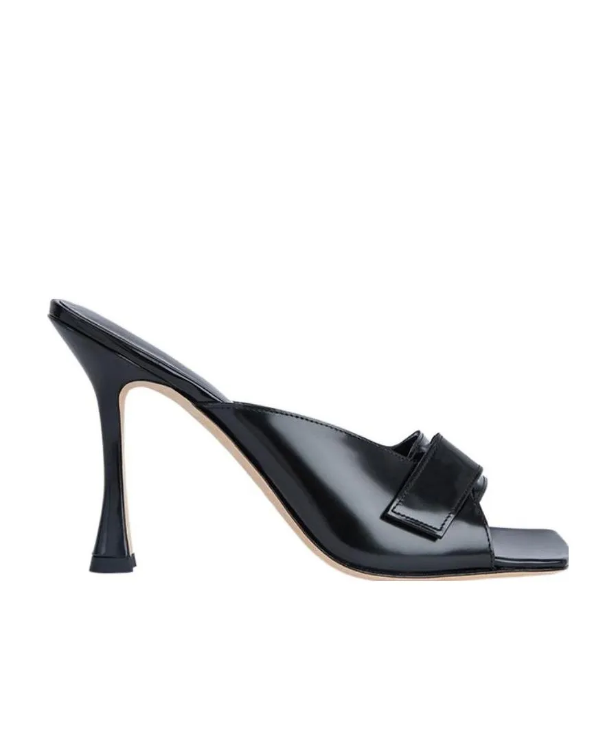Open-Toe Stiletto-Heel Sandals