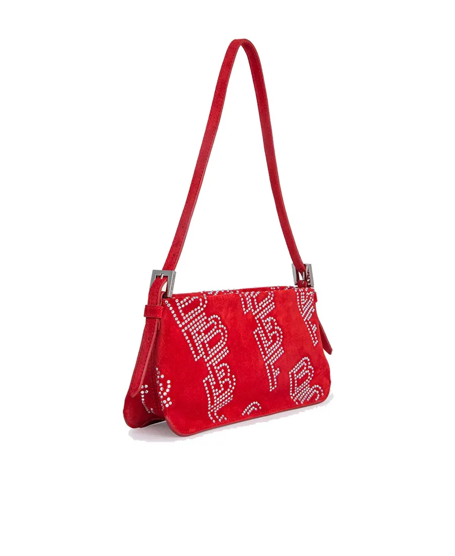 Dulce Embellished Zipped Shoulder Bag