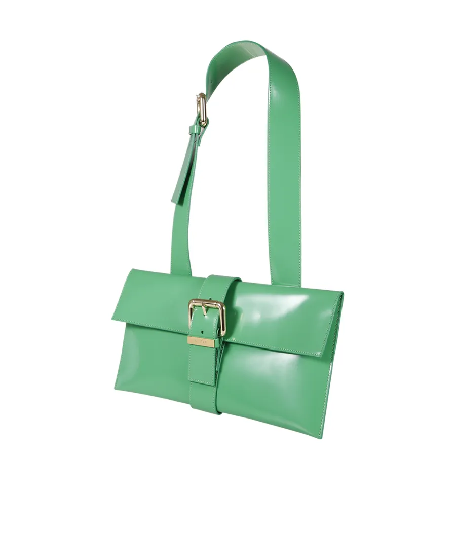 Carol Buckle Detailed Shoulder Bag