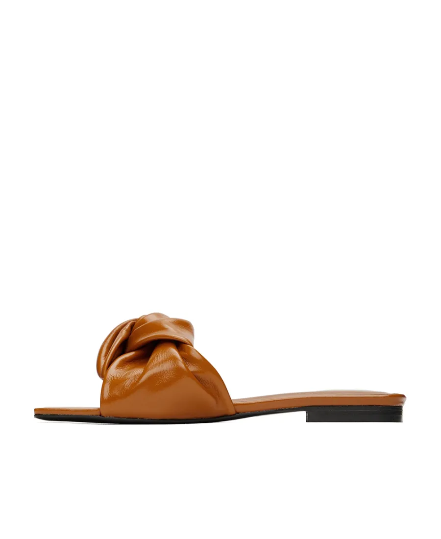 Lima Knot-Detailed Slip-On Sandals
