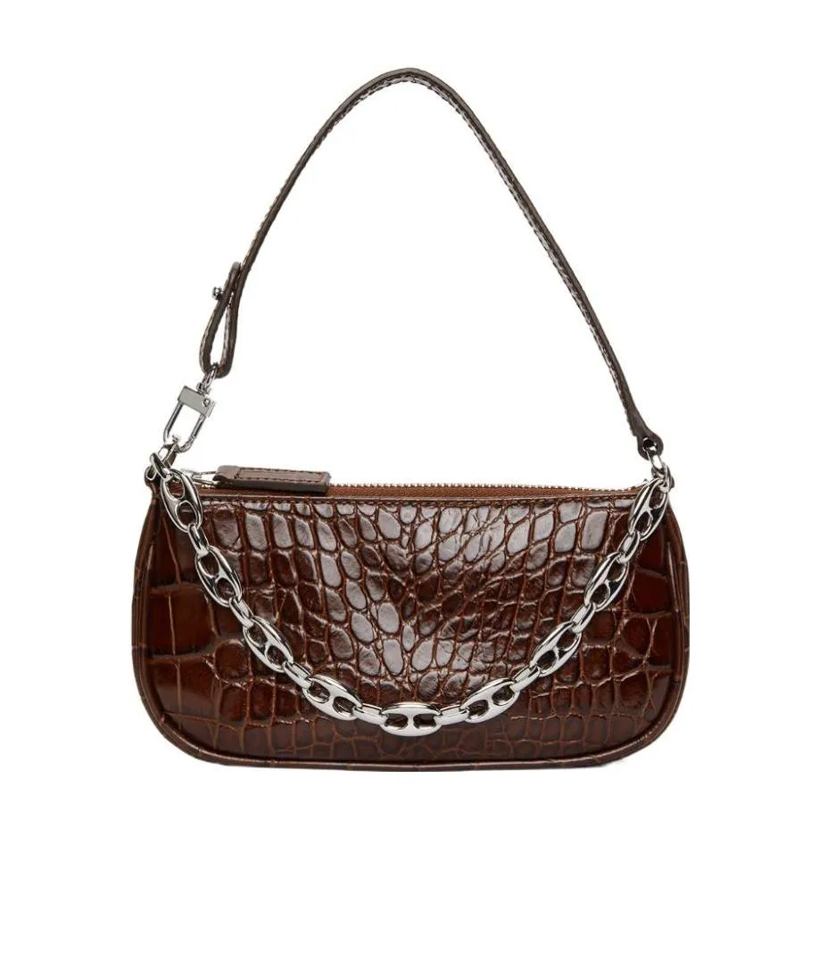 Mini Rachel Embossed Shoulder Bag