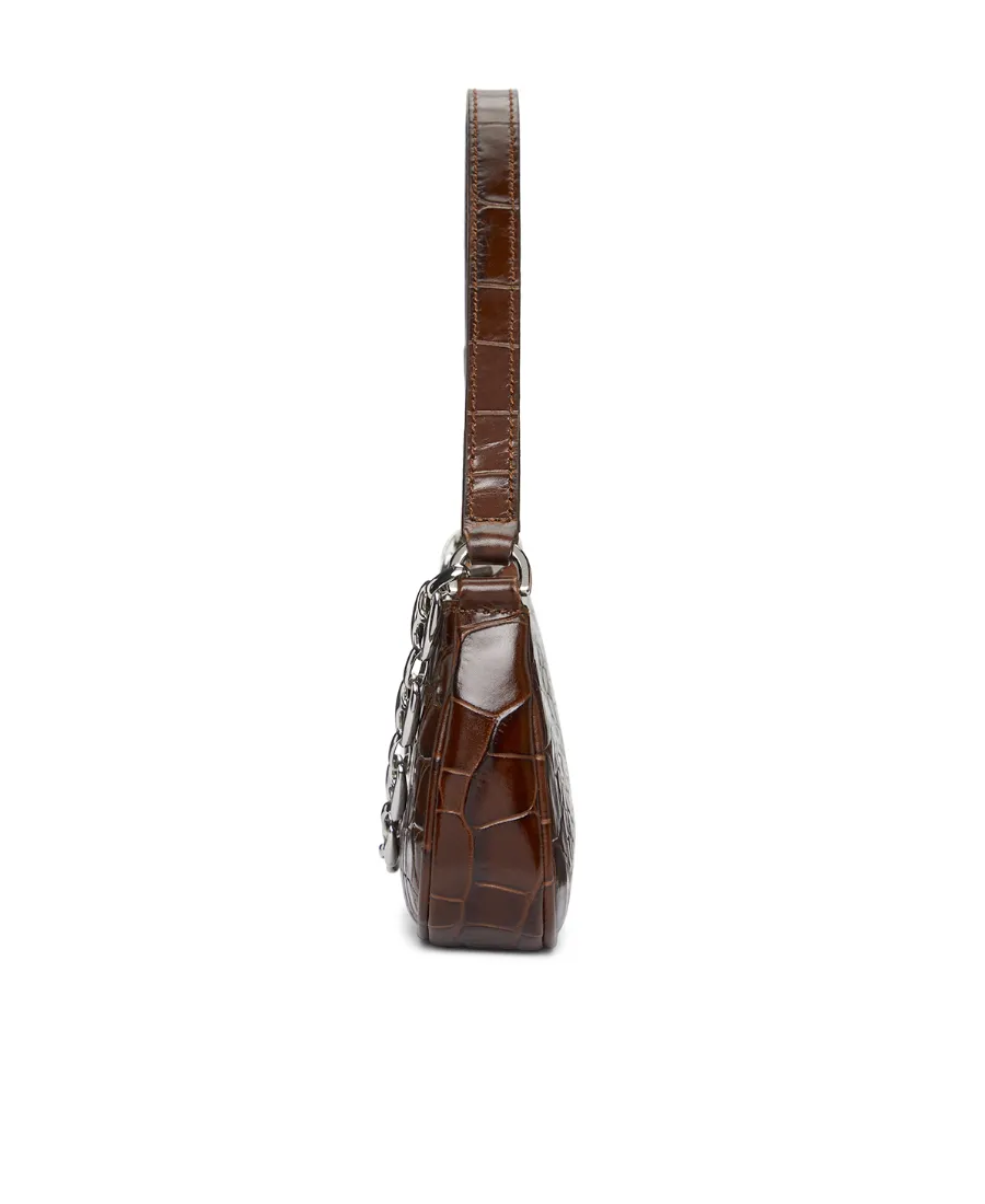 Mini Rachel Embossed Shoulder Bag