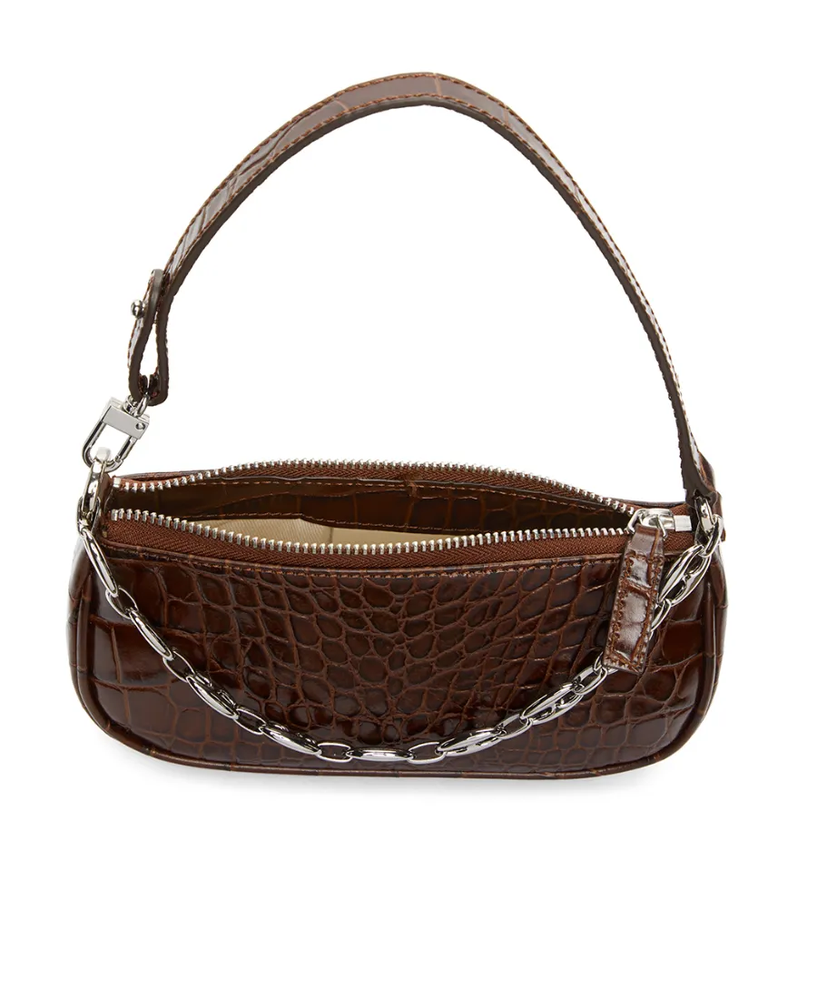 Mini Rachel Embossed Shoulder Bag