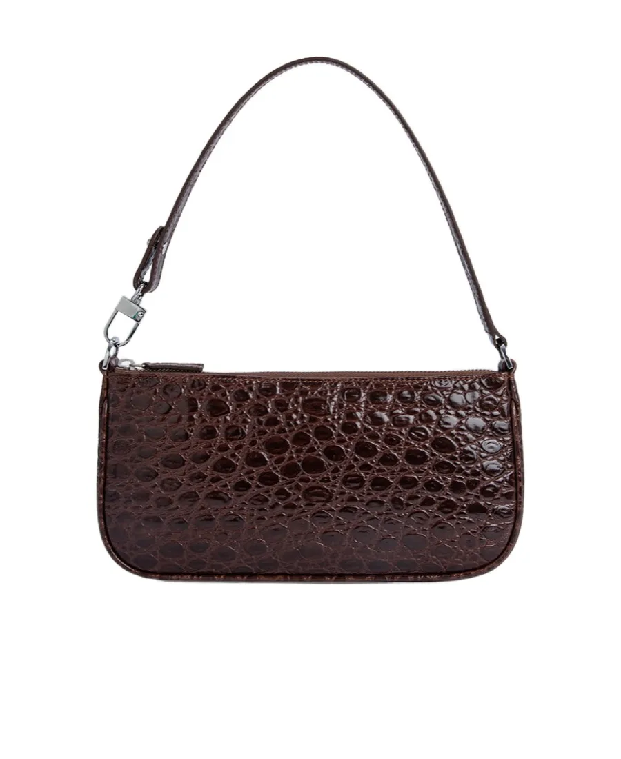 Rachel Embossed Shoulder Bag
