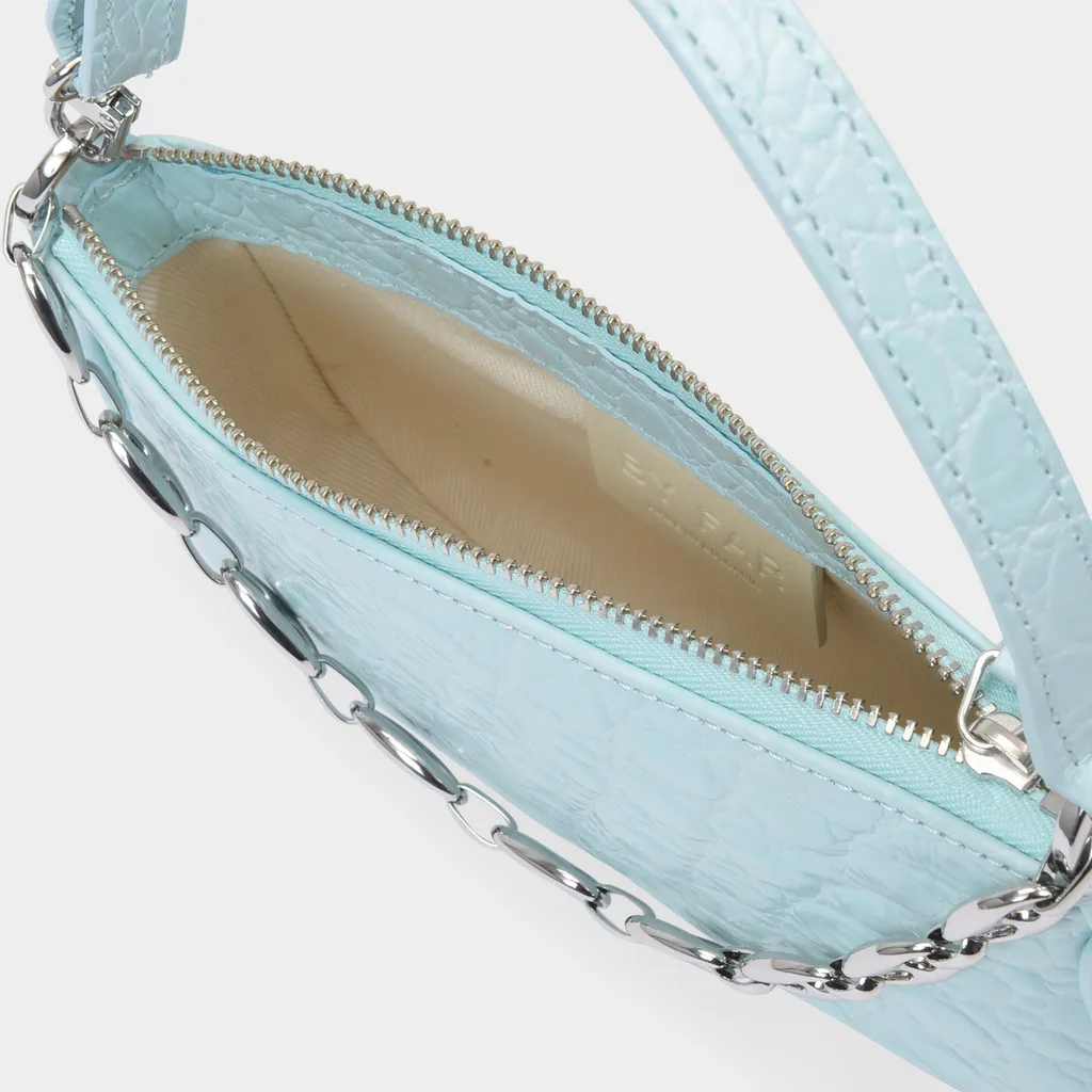 Rachel Croc-Embossed Leather Bag