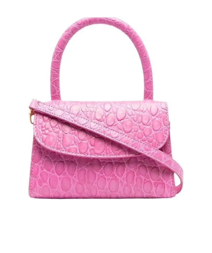 Imitation Crocodile Embossed Mini Handbag