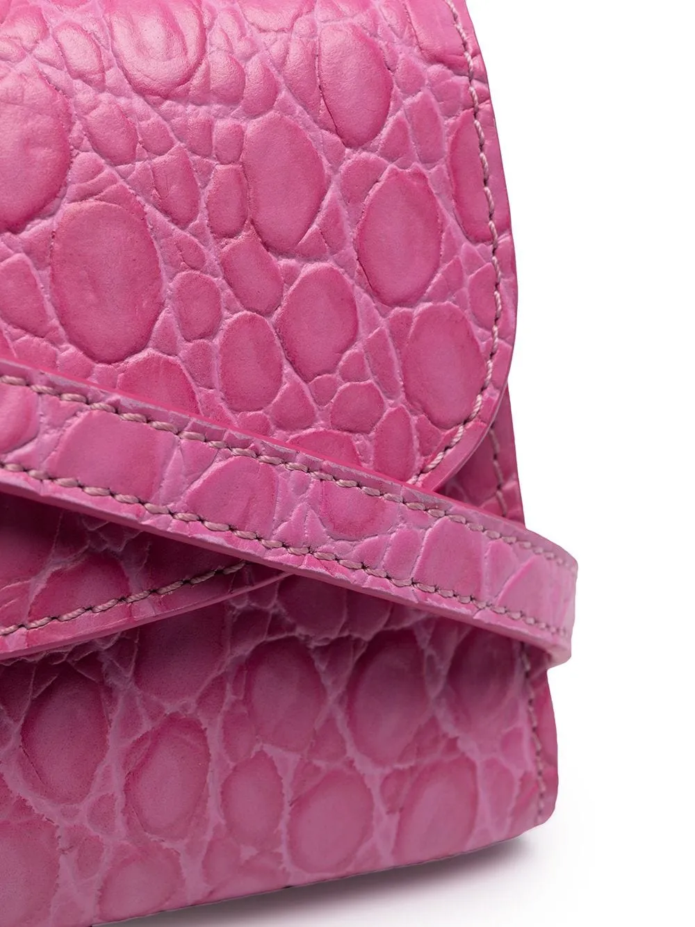 Imitation Crocodile Embossed Mini Handbag