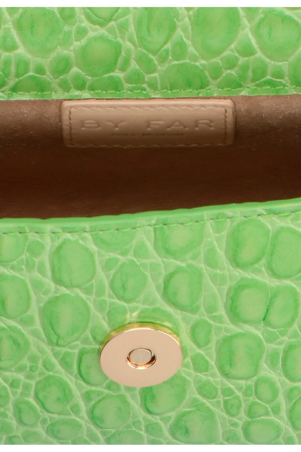 Crocodile-Embossed Mini Bag