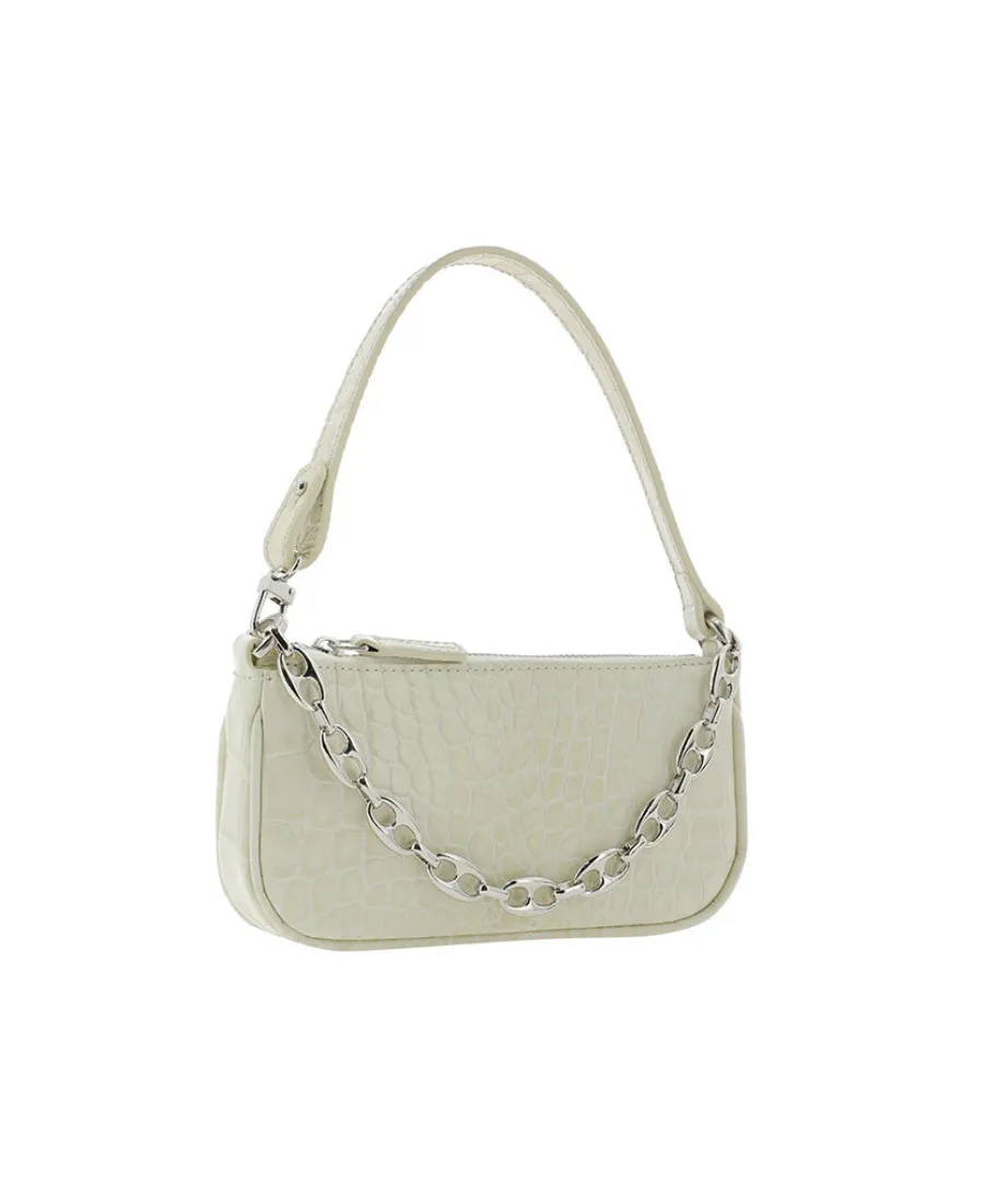 Rachel Single Shoulder Bag With Imitation Crocodile Pattern