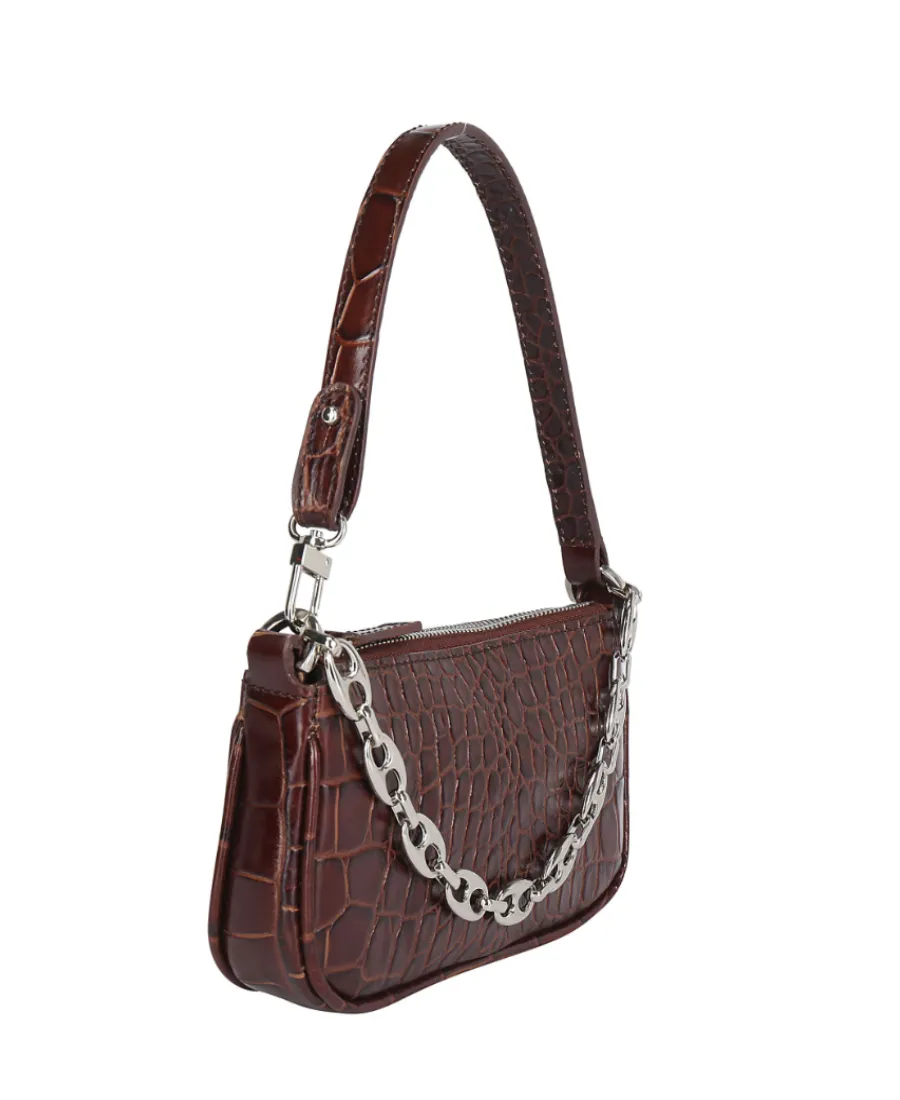 Embossed Zipper Tote