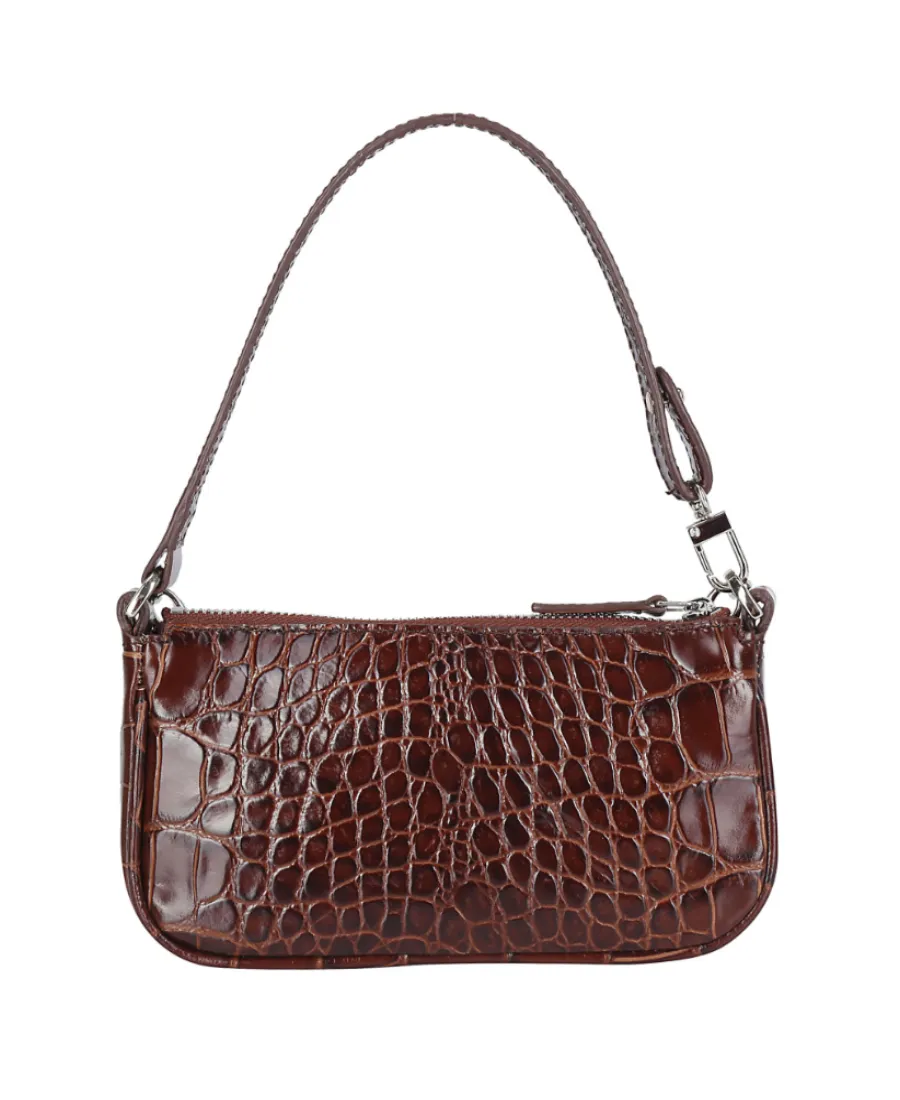Embossed Zipper Tote