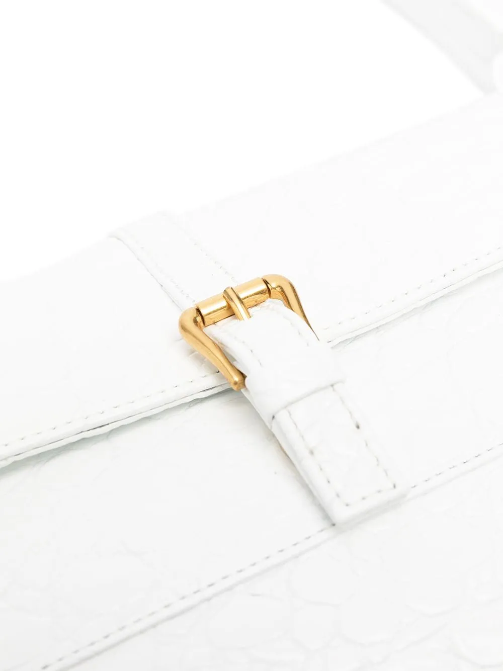 Miranda Crocodile-Effect Shoulder Bag