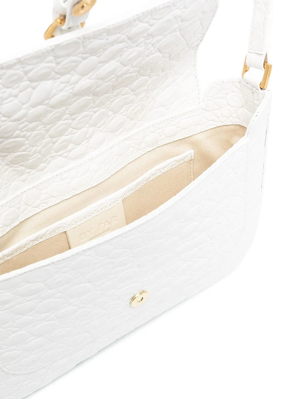 Miranda Crocodile-Effect Shoulder Bag
